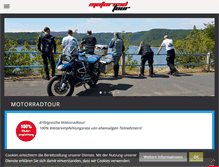 Tablet Screenshot of motorradtour-vogel.de